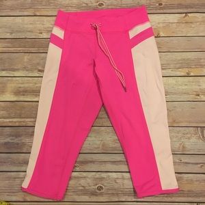 🎈Lululemon Heat It Up Crop in Pink, Size 2